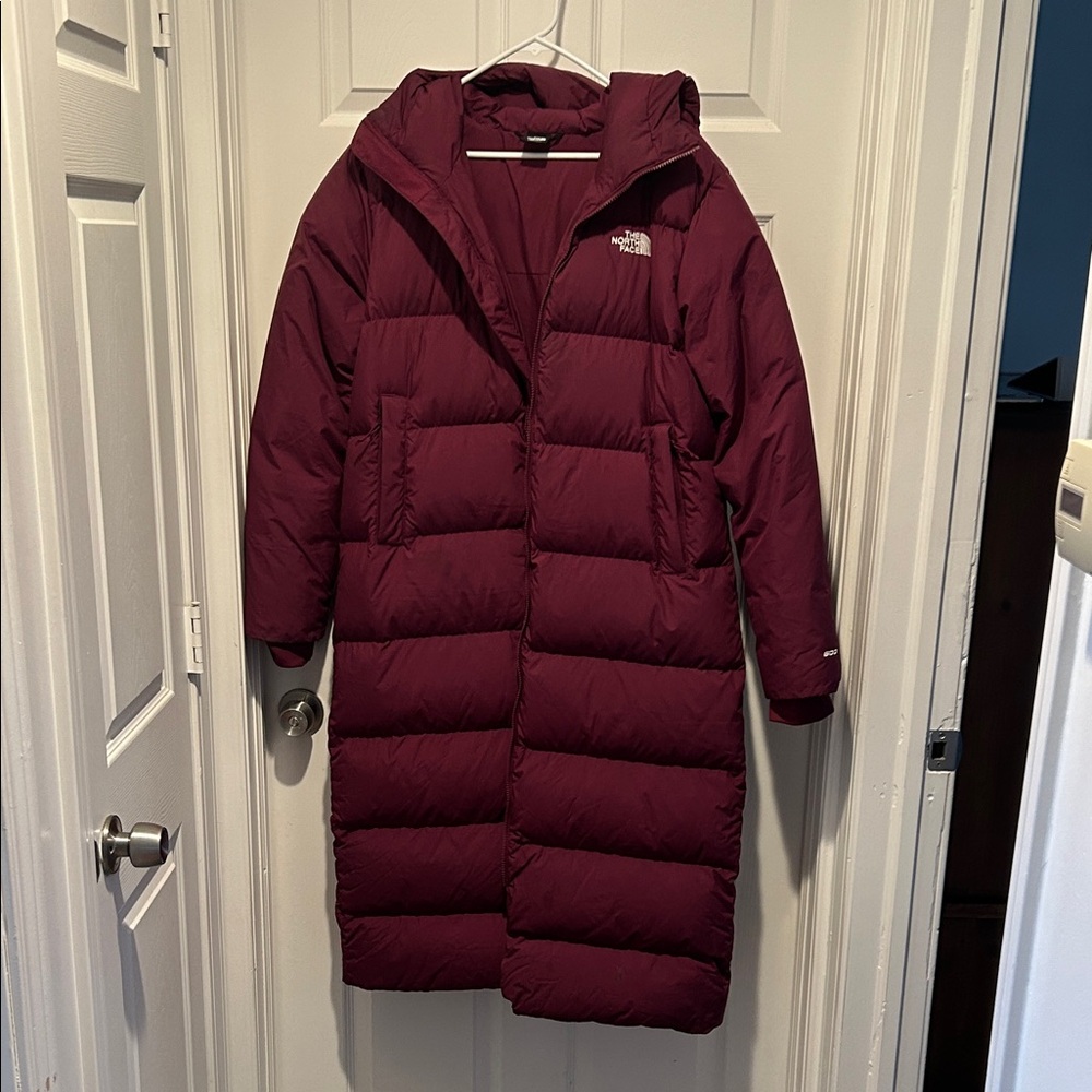The North Face Women's Burgundy Triple C Parka Puffer Jacket